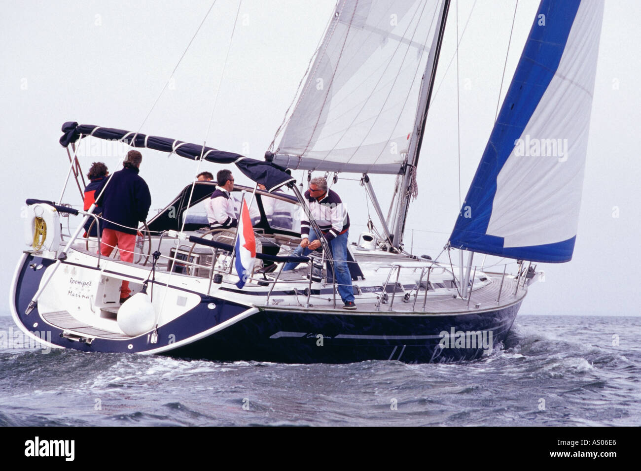 Bavaria 44 yacht della vela sul Oosterschelde in Zeeland nei Paesi Bassi Foto Stock