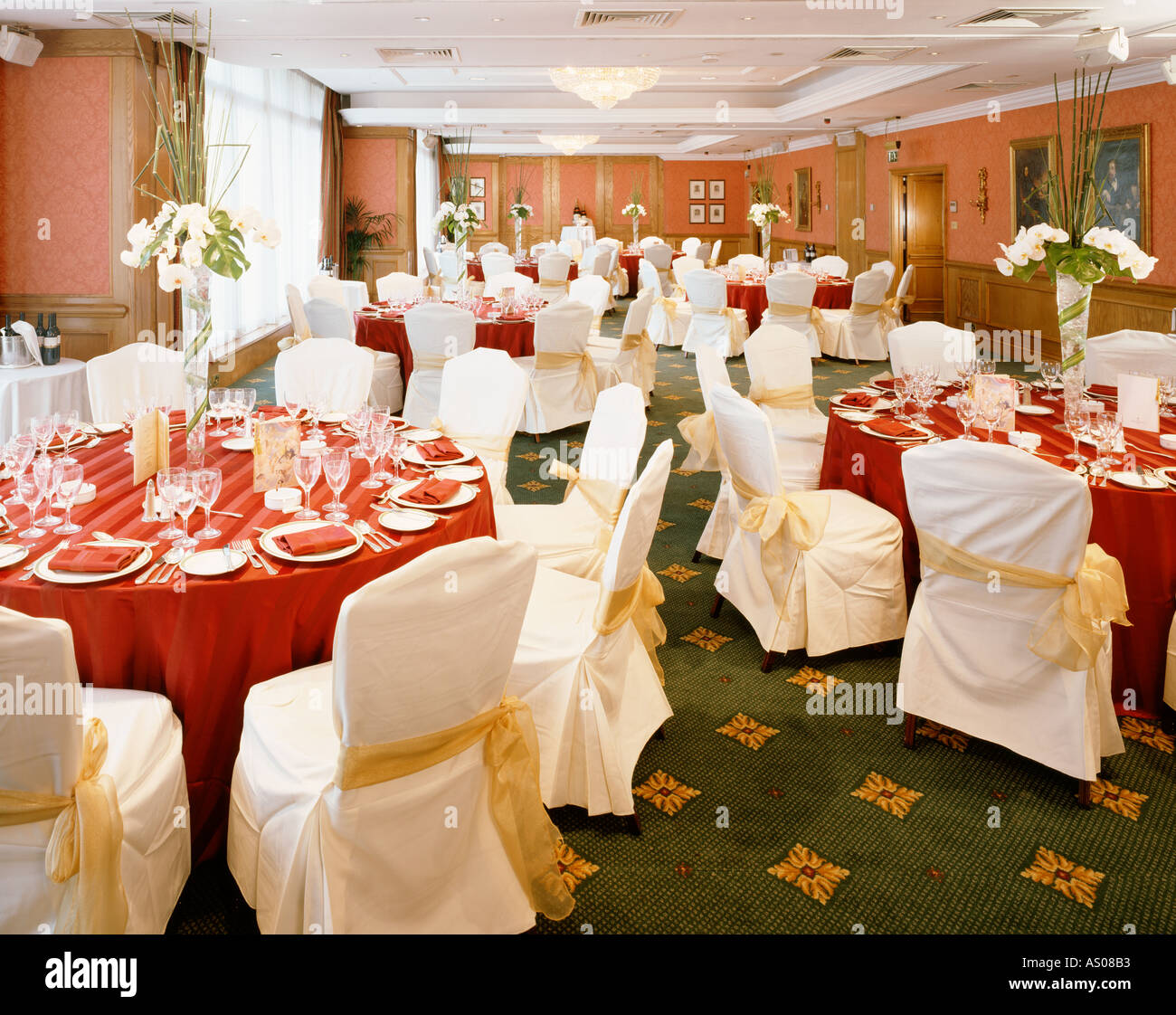 Hotel intercontinental grand hall Foto Stock