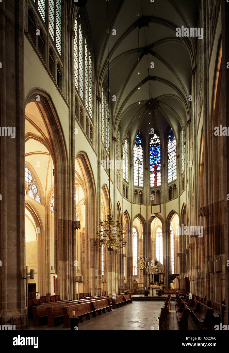 Utrecht, Dom, Blick nach Osten Foto Stock