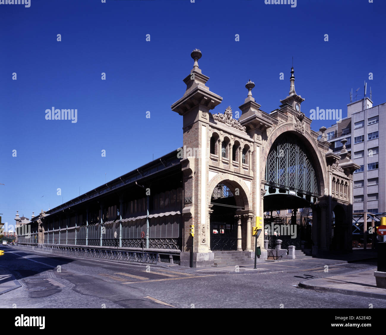 Saragozza, Markthalle,, 1895-1903 Foto Stock