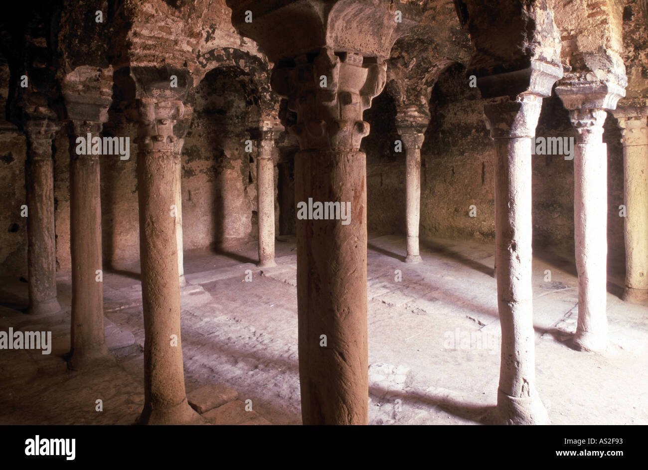 Palma de Mallorca, Arabische Bäder, 10. Jahrhundert Foto Stock