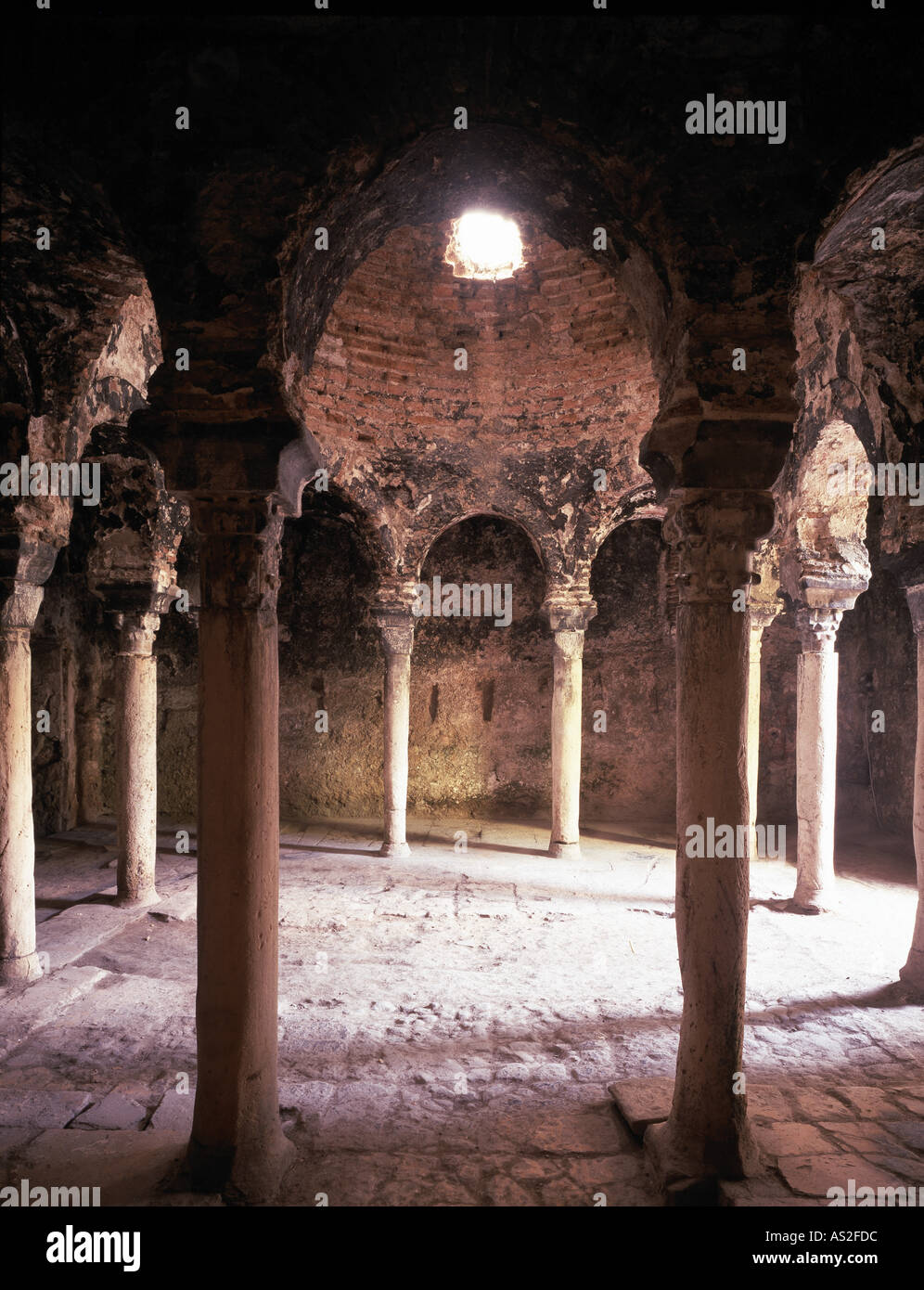 Palma de Mallorca, Arabische Bäder, 10. Jahrhundert Foto Stock