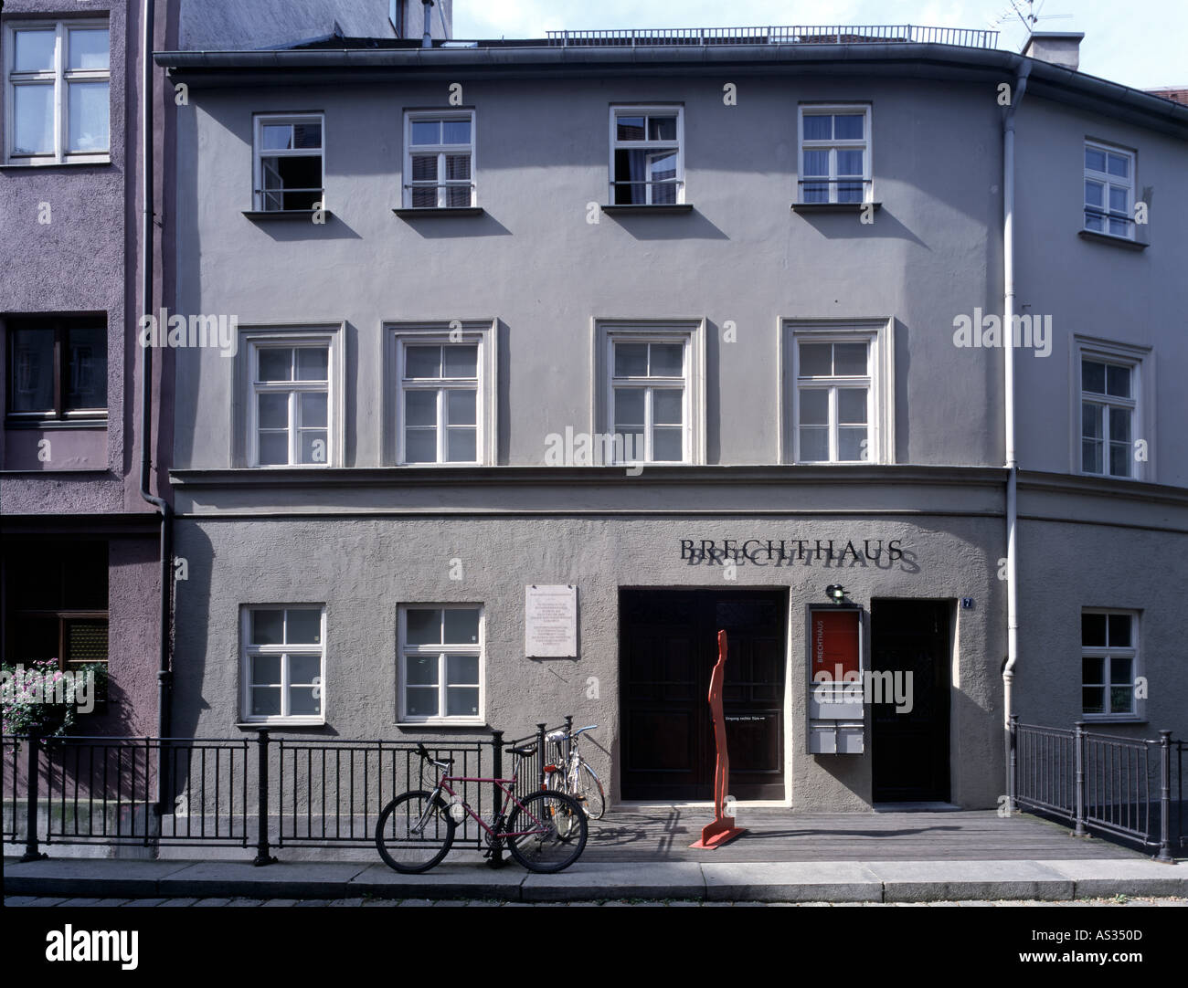 Augsburg, Brechthaus, Geburtshaus von Berthold Brecht Foto Stock