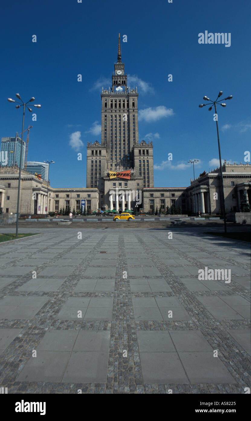 Varsavia, palazzo della cultura Foto Stock