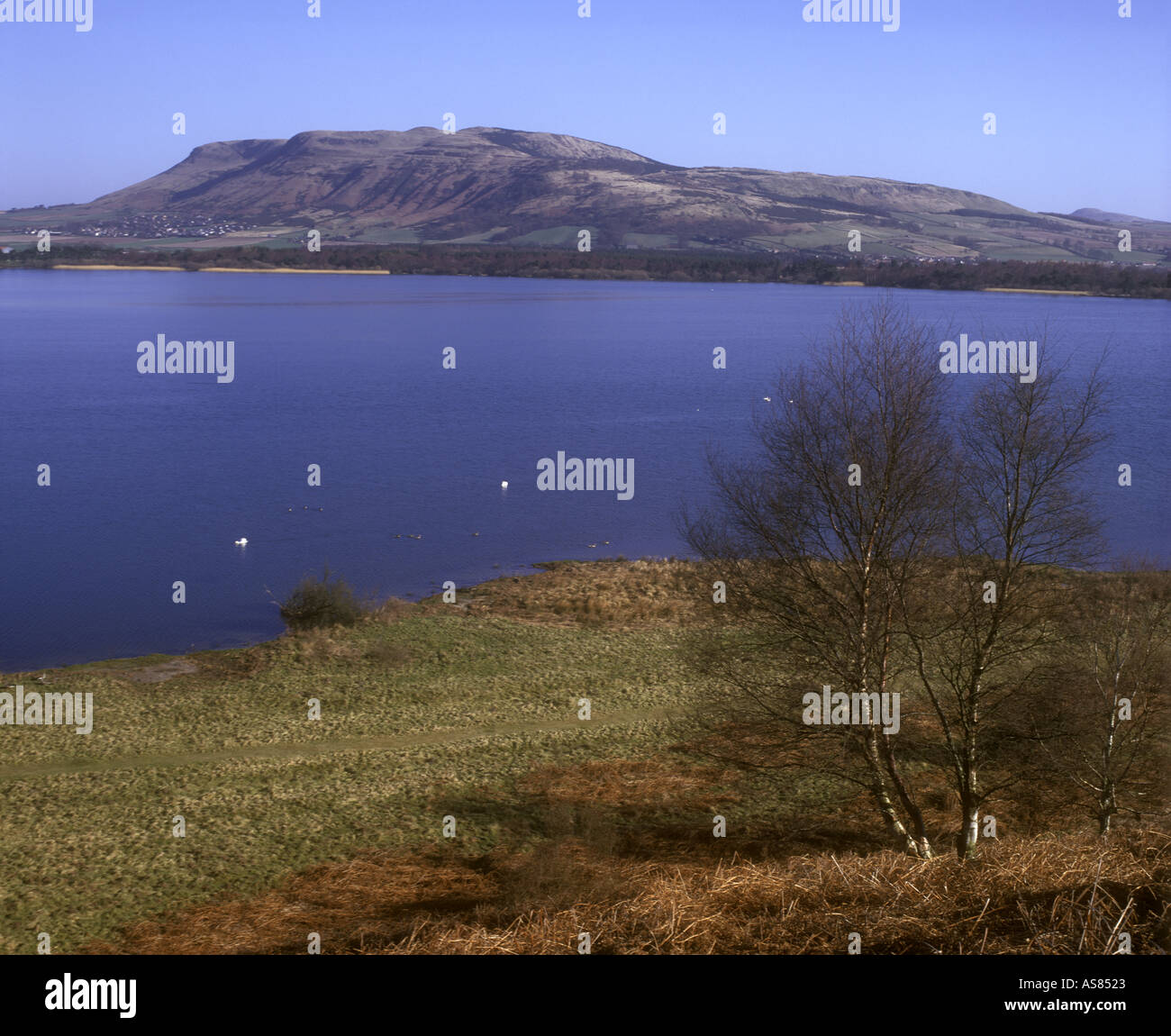 Loch Leven Perth and Kinross in Scozia Foto Stock