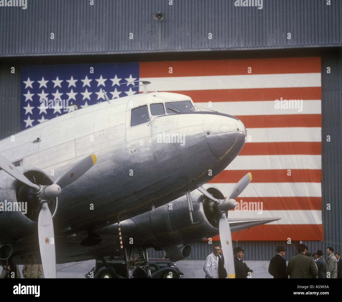 Douglas DC 3 aereo di linea Melbourne Australia Foto Stock