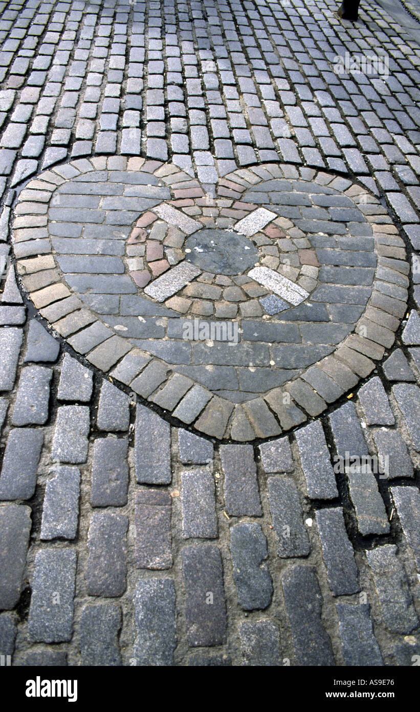 Il cuore di midlothian Edimburgo in Scozia Foto Stock