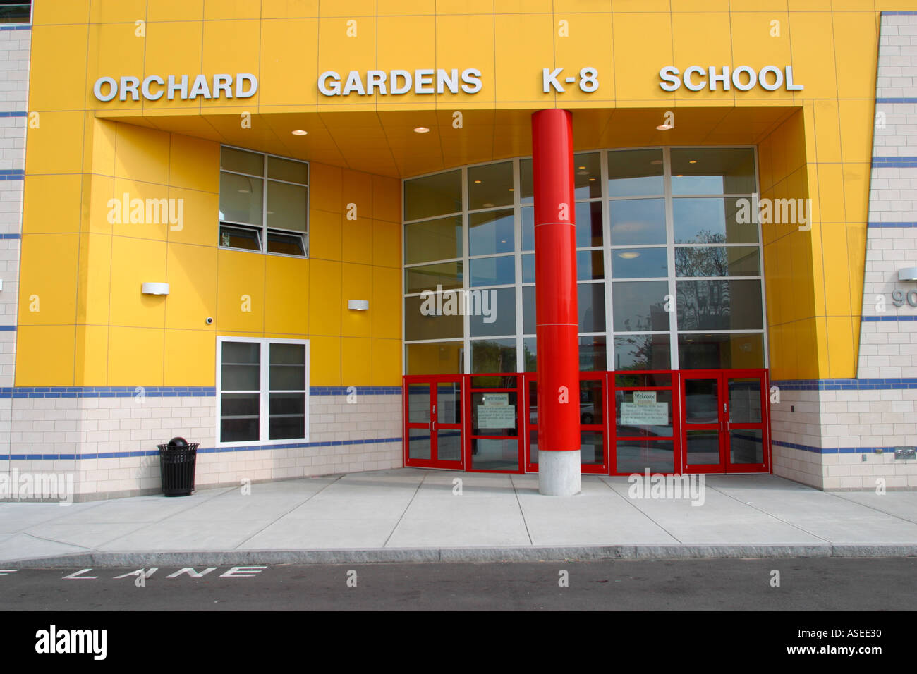Scuola elementare di Boston Massachusetts Foto Stock