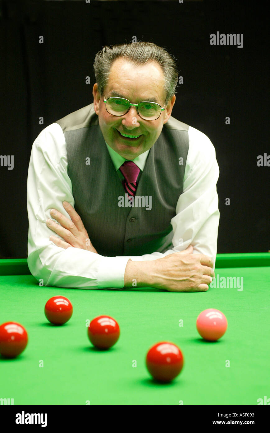 Ex World Snooker Champion Ray Reardon Foto Stock