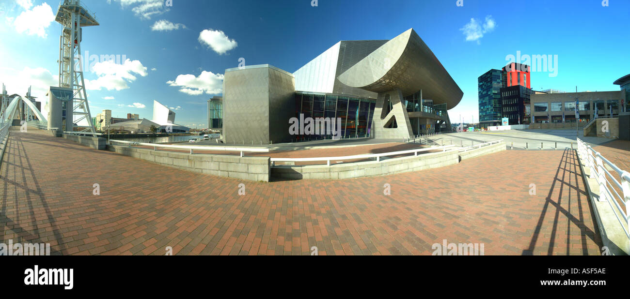 Lowry Salford Quays Greater Manchester Lancashire U K l'Europa Foto Stock