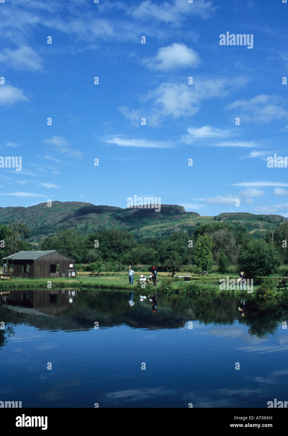 Drummond Fattoria di Pesce e di prodotti della pesca in Scozia UK Foto Stock