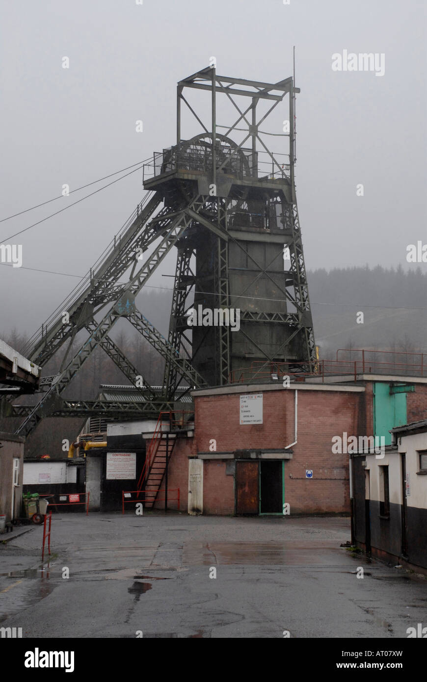 Pit Giorno di chiusura Tower Colliery Hirwaun Foto Stock