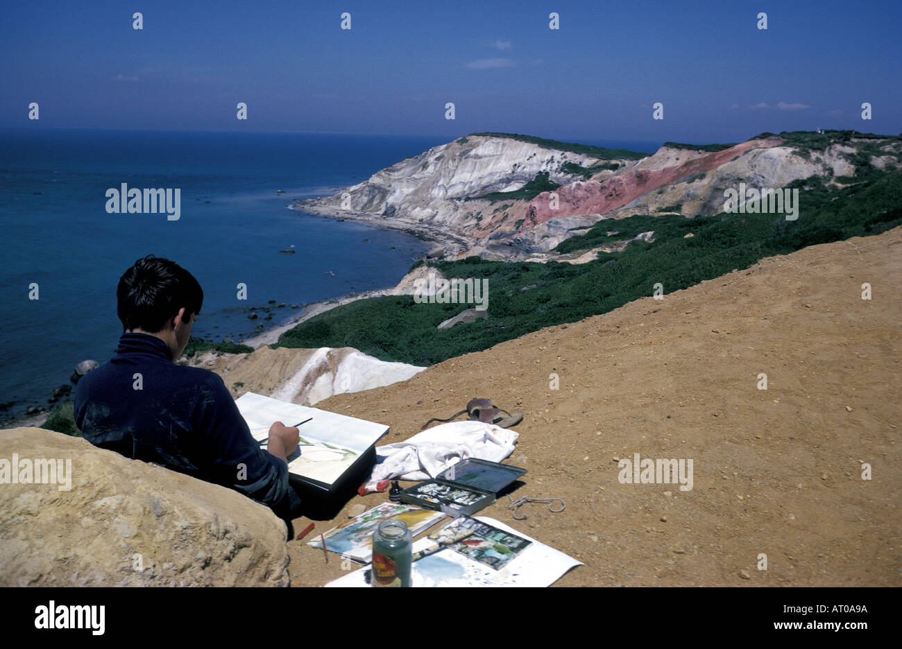 Testa di gay si affacciano Martha s Vineyard Foto Stock