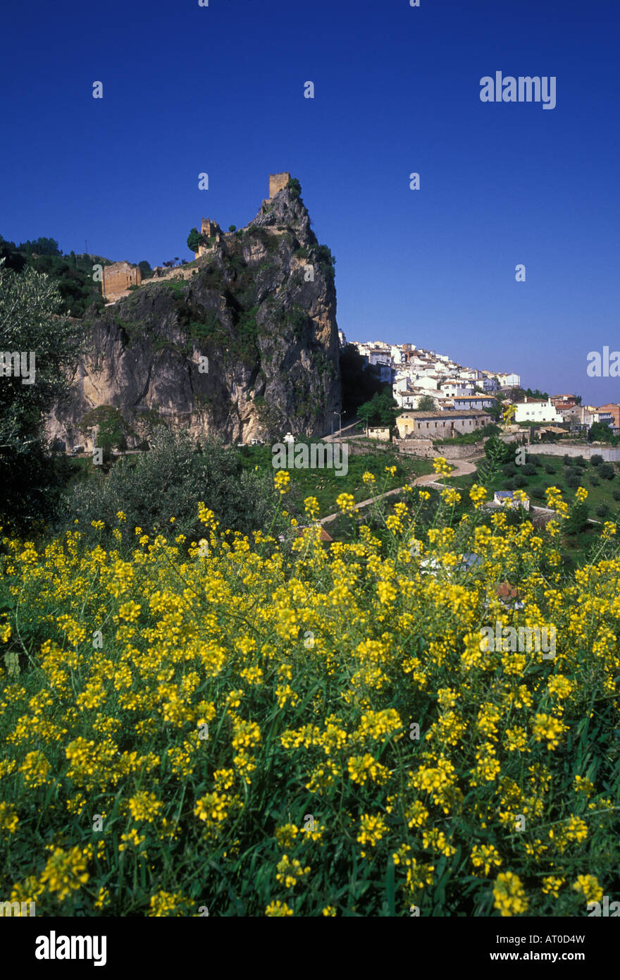 La Iruela village, Cazorla National Park, Jaen, Spagna. Foto Stock