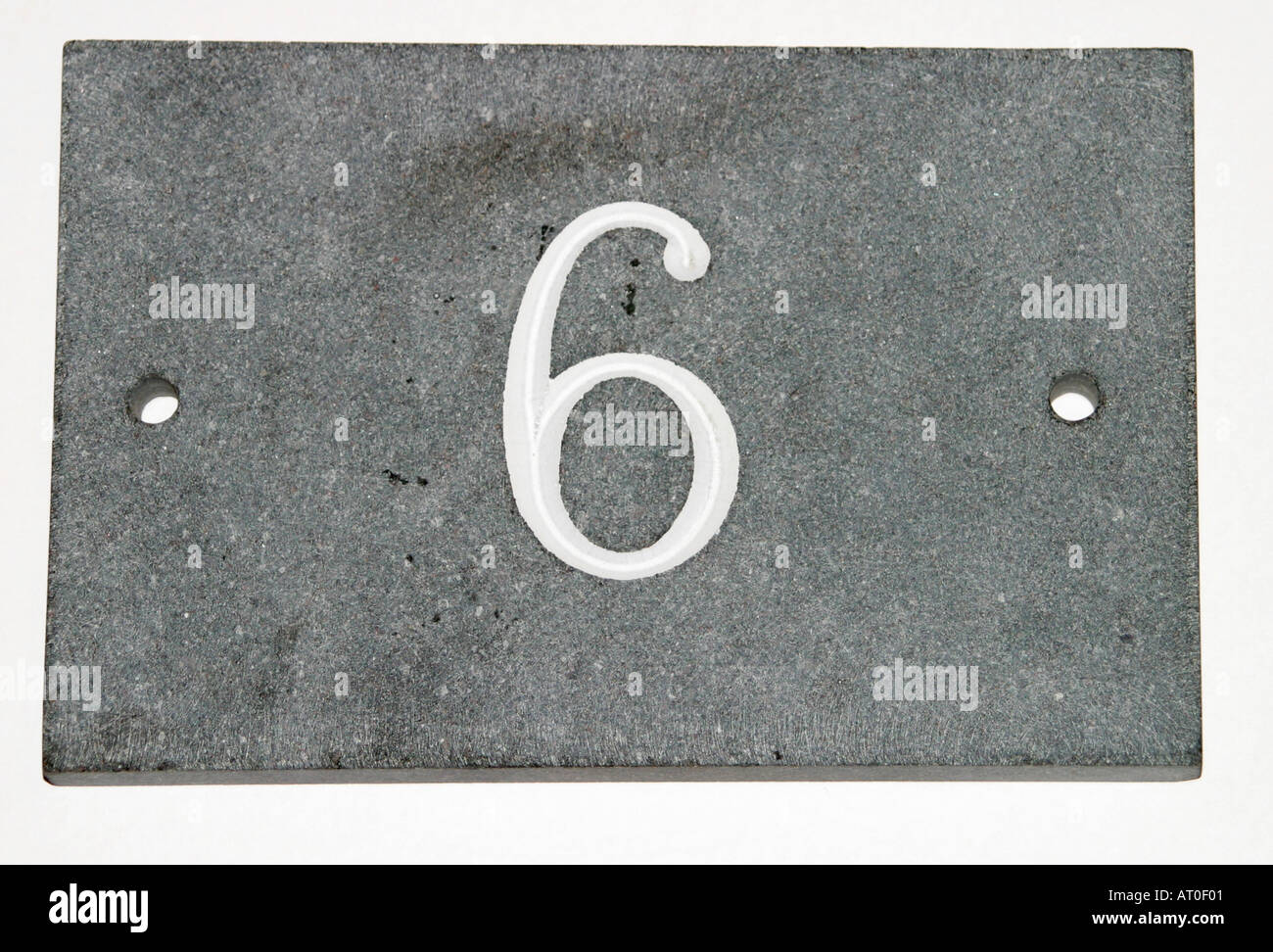 Numero sei Foto Stock