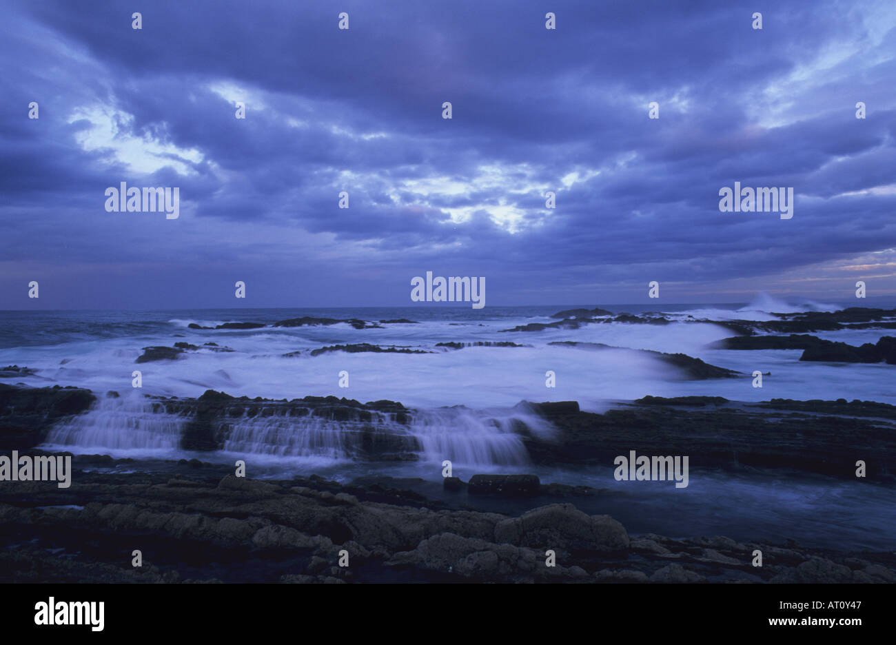 Spiaggia di Saturraran Ondarroa Vizcaya Paesi baschi Spagna Foto Stock