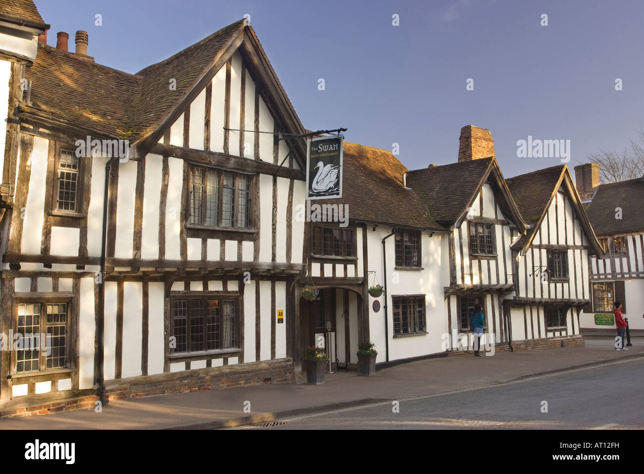 The Swan Hotel a Lavenham, Suffolk, Regno Unito, 2008 Foto Stock The Swan Hotel a Lavenham, Suffolk, Regno Unito, 2008 Foto Stock
