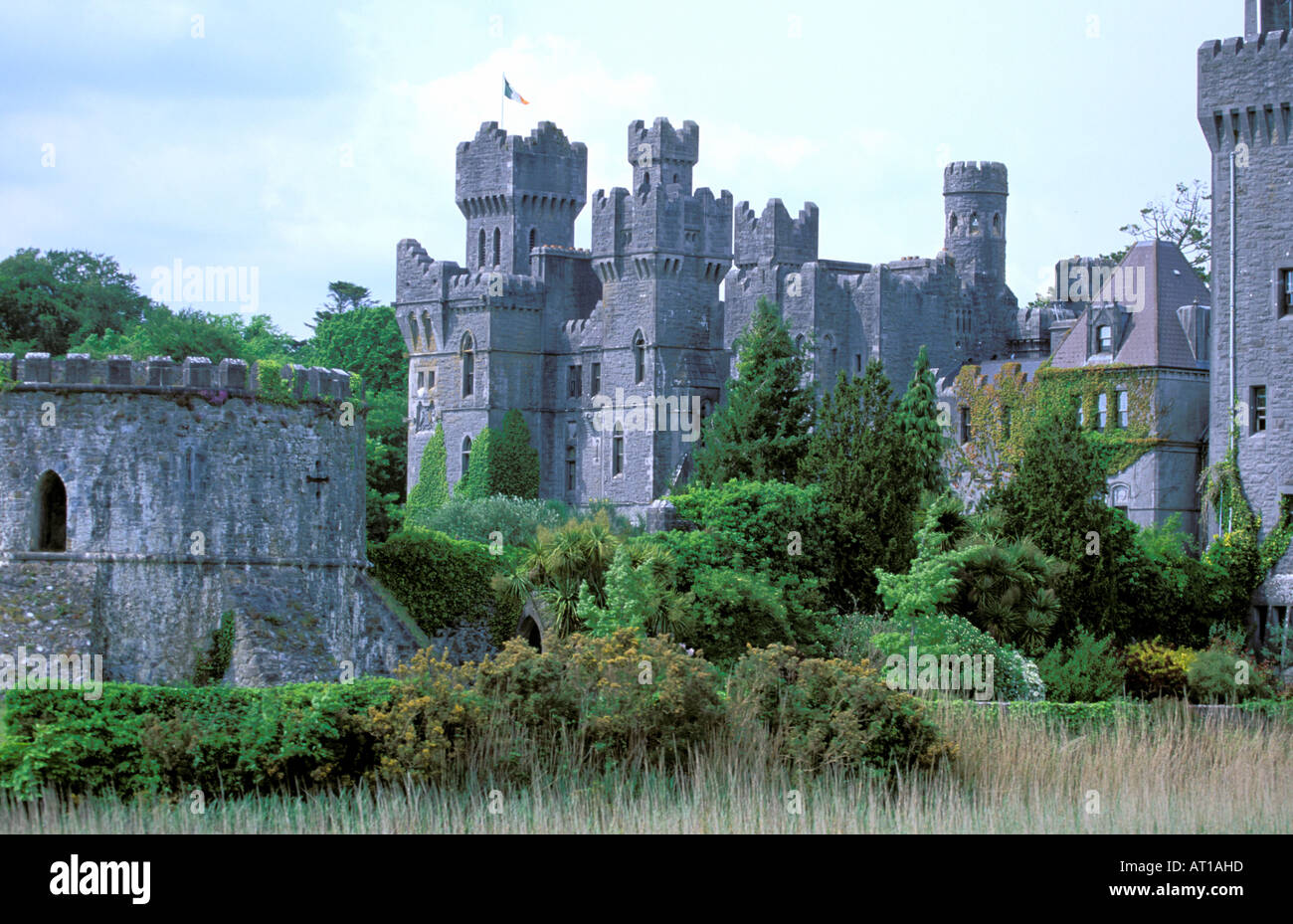 Irlanda, Cong Co Gaslway, Ashford Castle Foto Stock