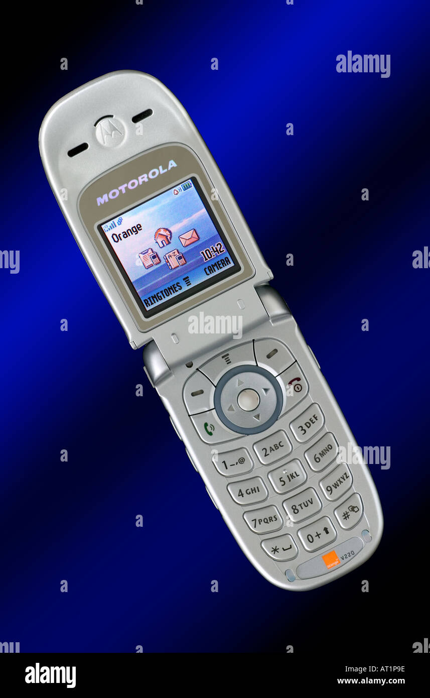 Motorola telefono con flip Foto Stock