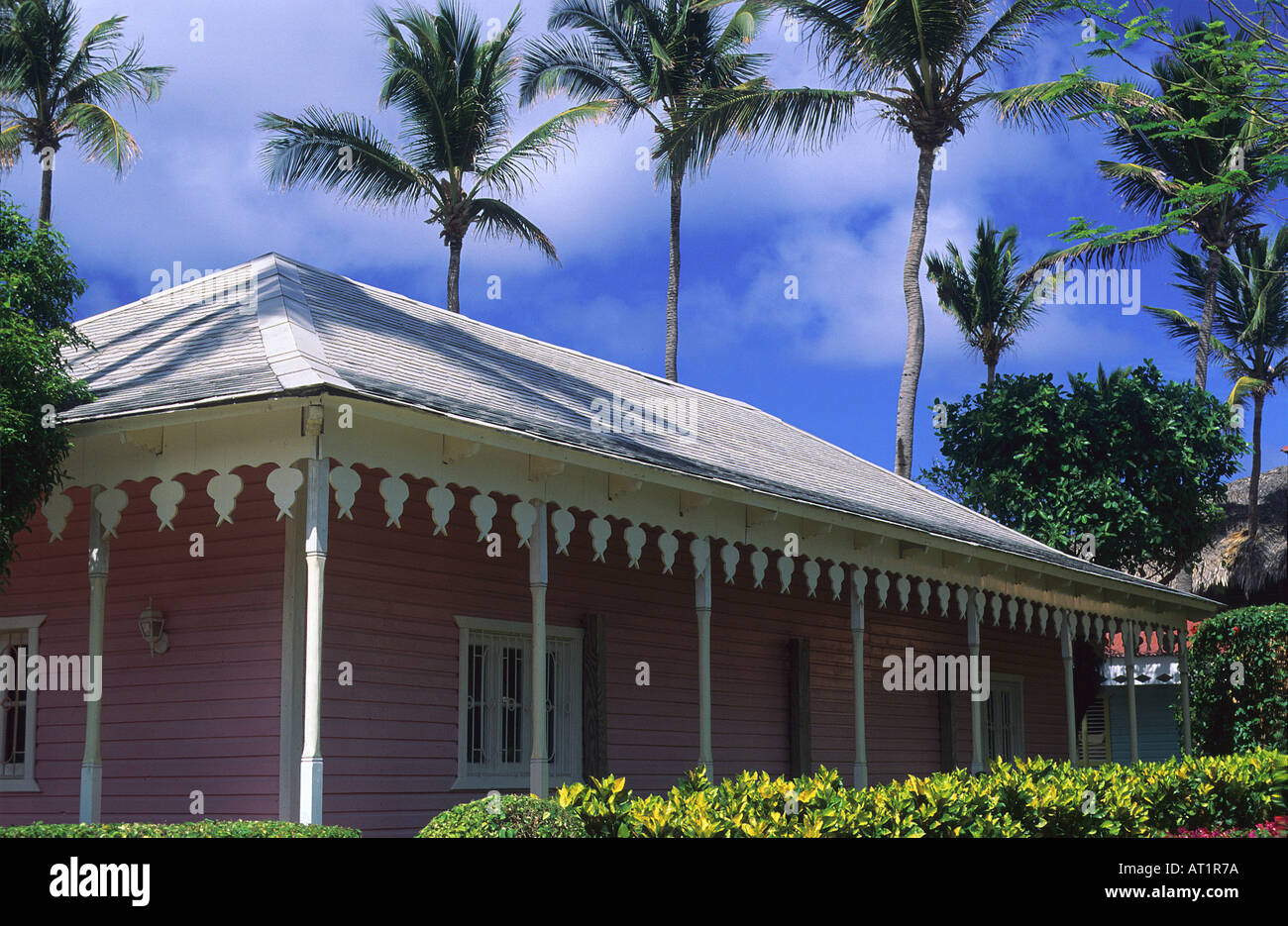 Casa dalla costa nord della Repubblica Dominicana Foto Stock