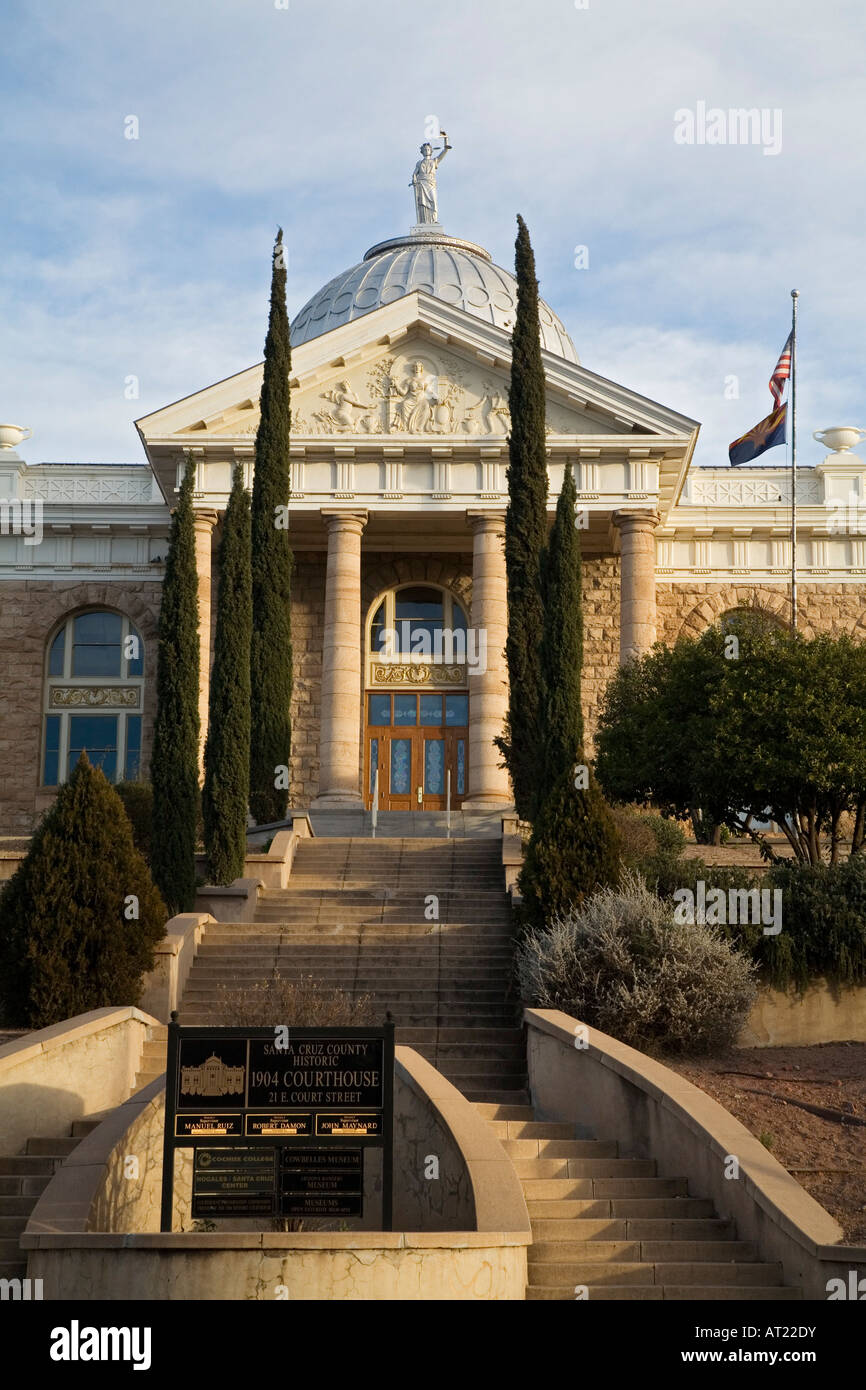 Nogales Arizona la storica 1904 Santa Cruz County Courthouse Foto Stock