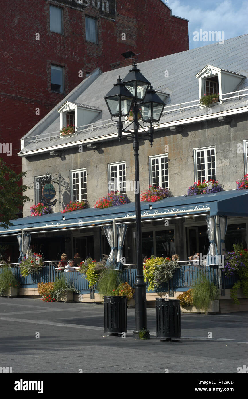Posizionare Jacques Cartier Old Montreal Foto Stock