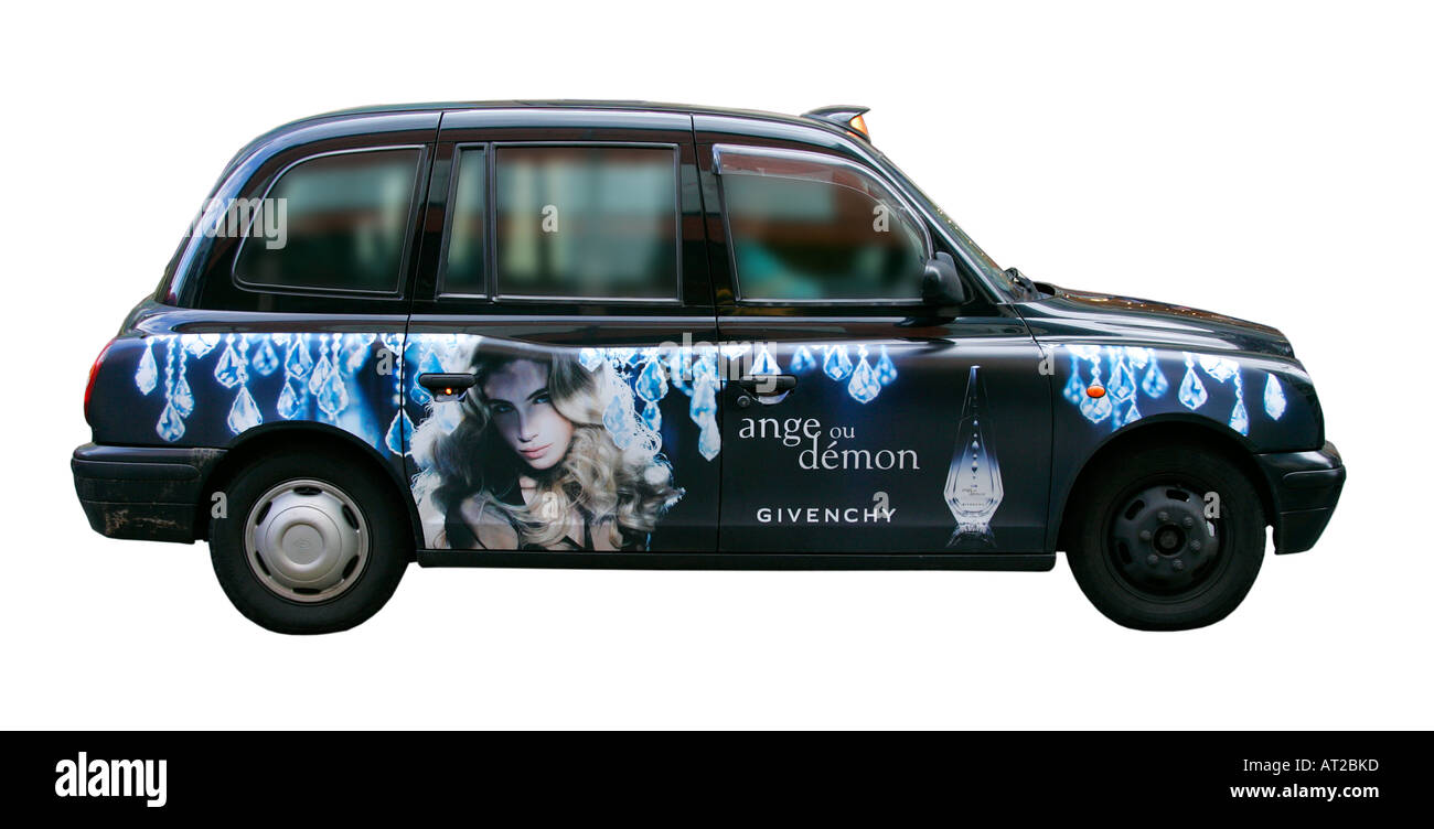 Inglese cab city taxi auto urbana tradizionale professione lavoro occupazione amici Gran Bretagna GB REGNO UNITO British Inghilterra legge pioggia Foto Stock