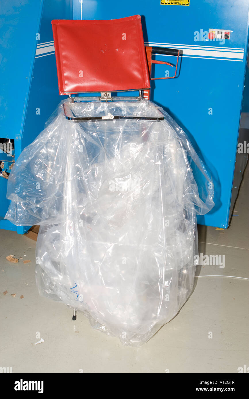 Plastica per riciclare in un sacco. Foto Stock