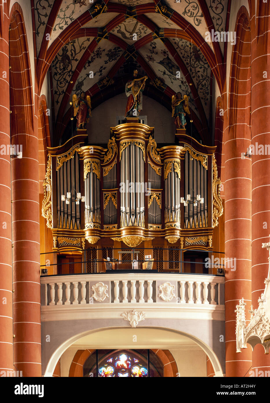 St. Wendel, Basilika San Wendelin (Wendalinusbasilika), Stumm-Orgel von 1792 Foto Stock