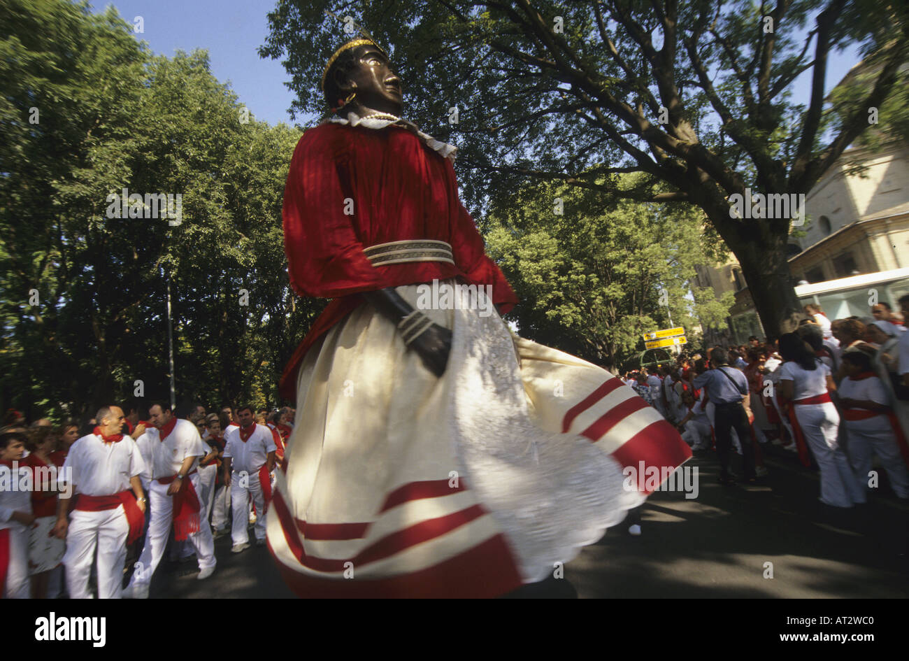 San Fermin festival Navarra Pamplona Spagna Foto Stock