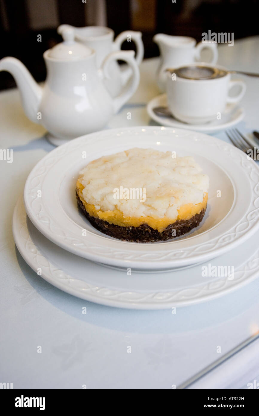 Haggis Neeps e Tatties Willow Tea Rooms Glasgow Foto Stock