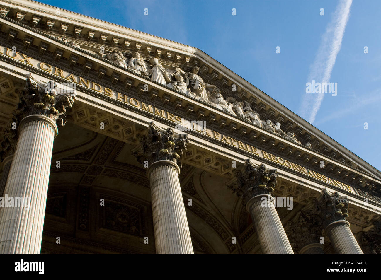 Pantheon a Parigi Foto Stock