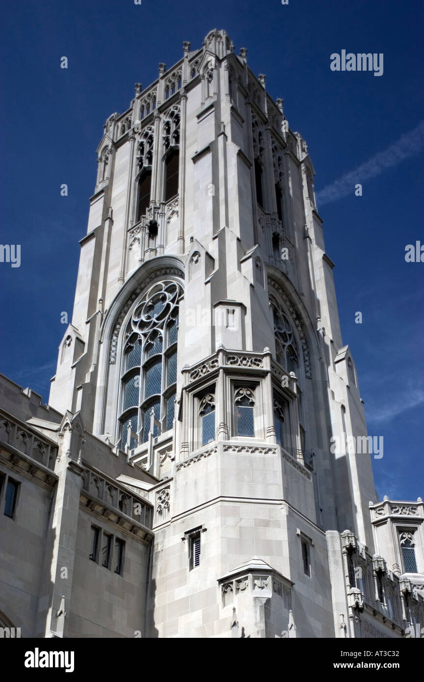 Scottish Rite Masonic Temple trova in Indianapolis in Indiana Foto Stock