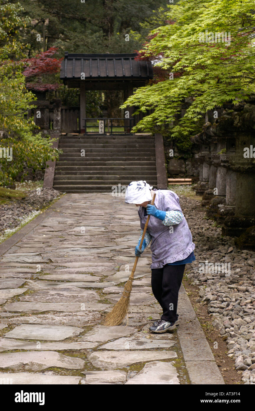 Ampie fino a Taiyuin privati santuario di Nikko Giappone 2004 Foto Stock