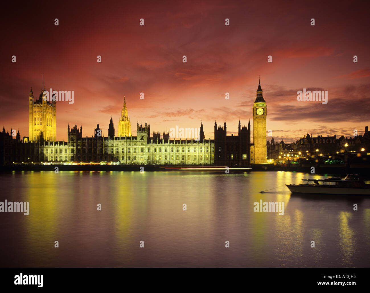 Case del Parlamento Londra Inghilterra REGNO UNITO Foto Stock