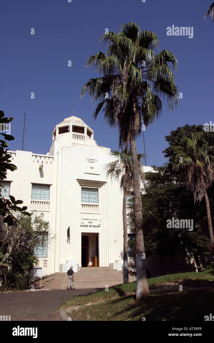 Senegalese Dakar centrale Museo IFAN di arte africana e la cultura Foto Stock