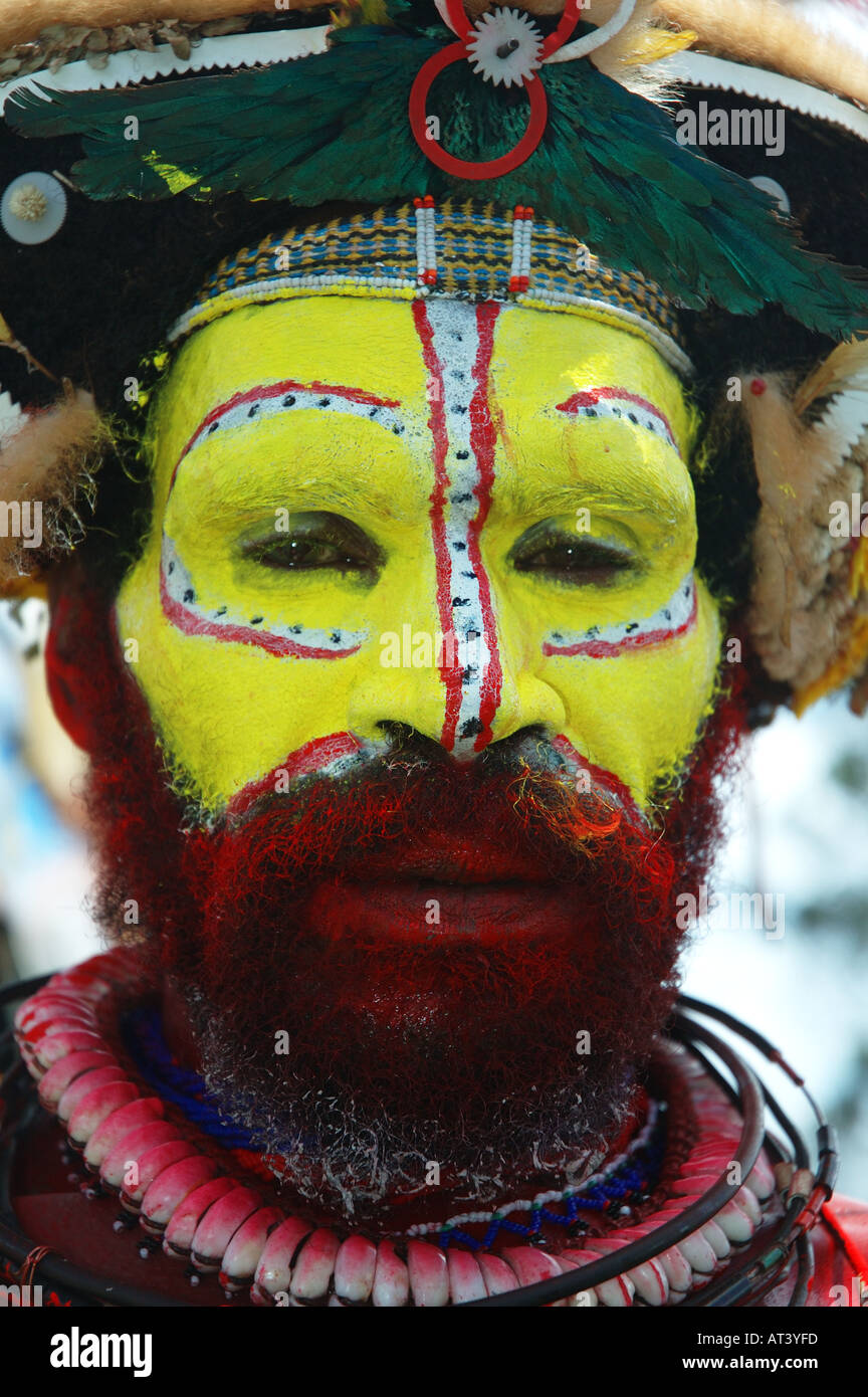 Goroka show cantare cantare highland gathering Foto Stock