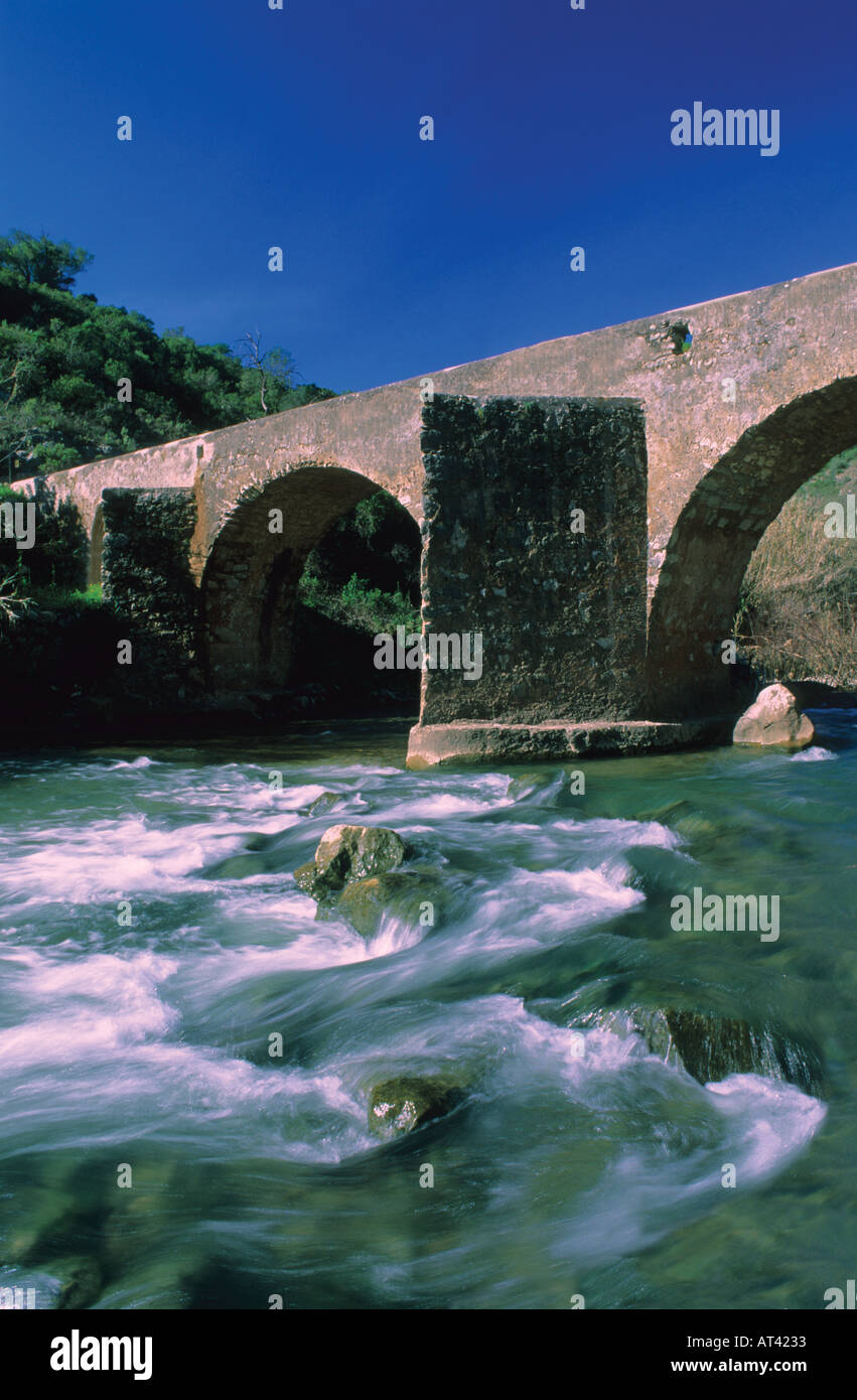 Ponte romano di Paderne Paderne Albufeira Algarve Portogallo Foto Stock