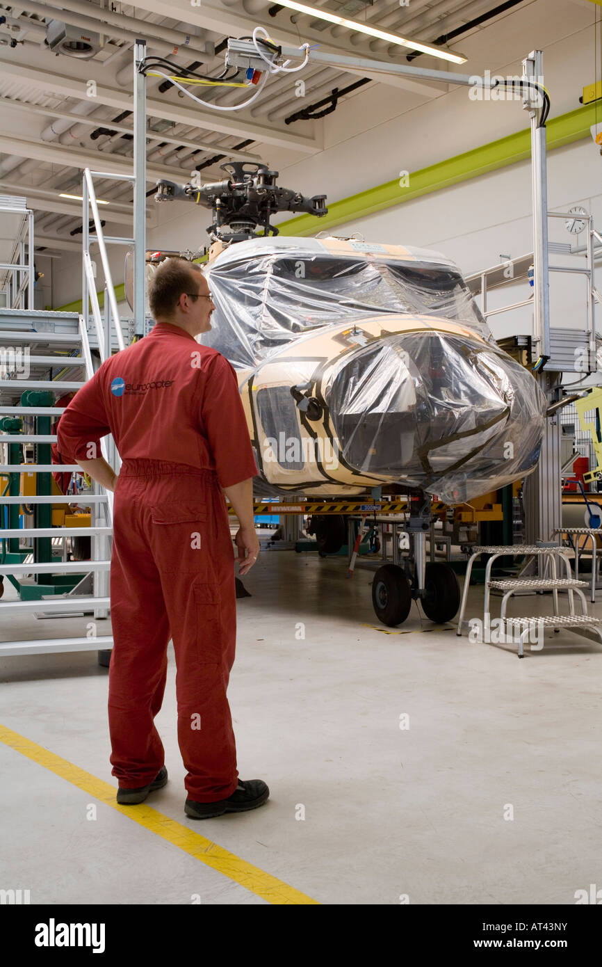 Eurocopter Germania del gruppo Eurocopter controllata di EADS AG produzione di elicotteri militari: produzione di NH90 Foto Stock
