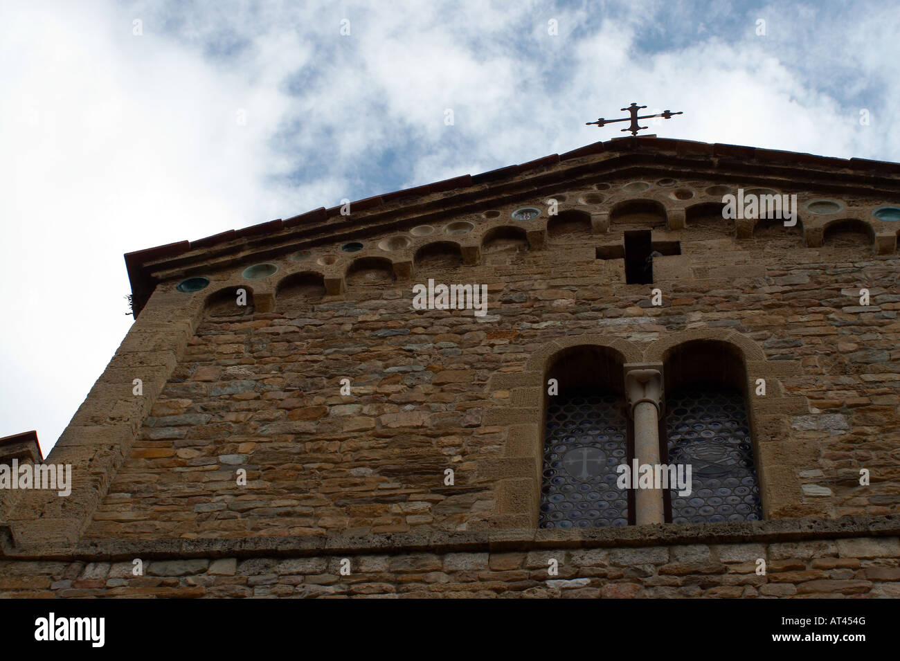 Chiesa sulla Piazza Buonamici, Pisa, Italia Foto Stock