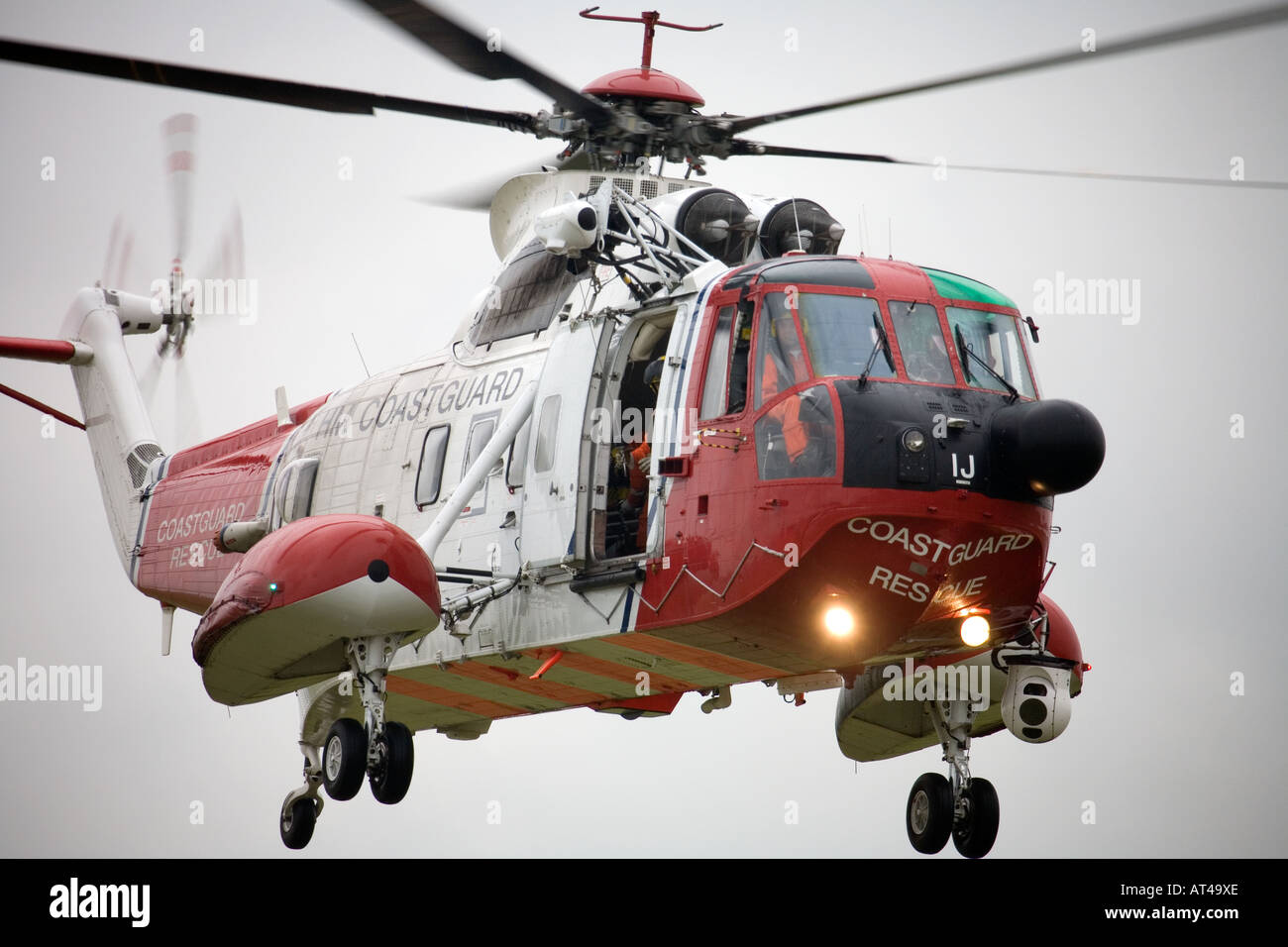 Sea King BDIJ elicottero Foto Stock