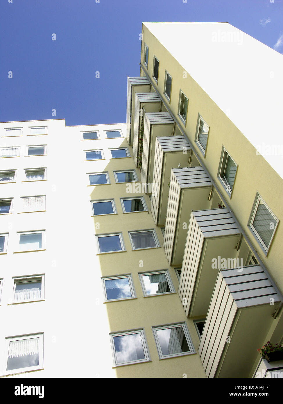 Un edificio a più piani, in Germania, in Renania settentrionale-Vestfalia, la zona della Ruhr, Herdecke Foto Stock