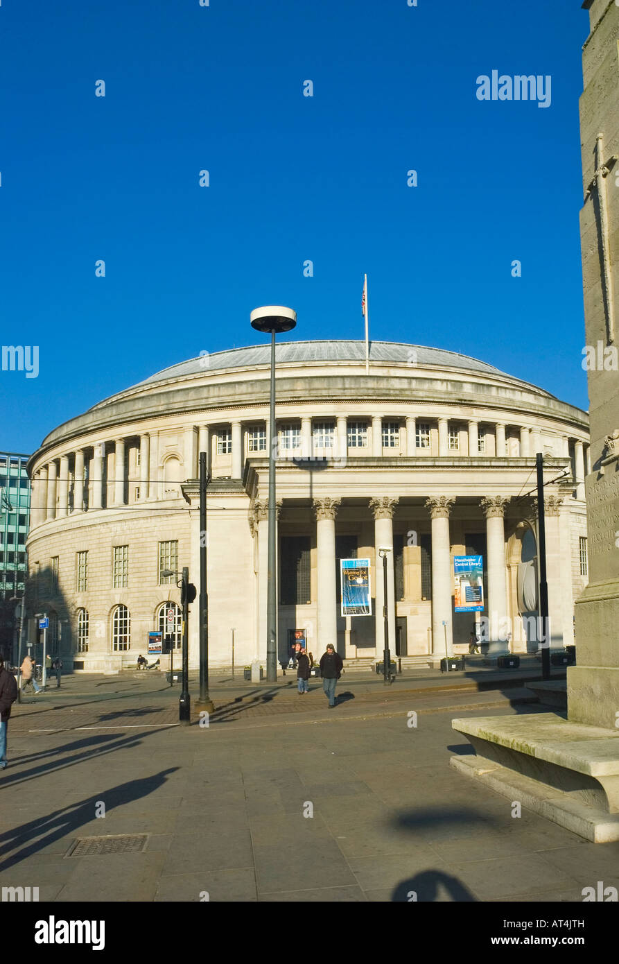 La Rotunda-style della Biblioteca centrale di Manchester Foto Stock