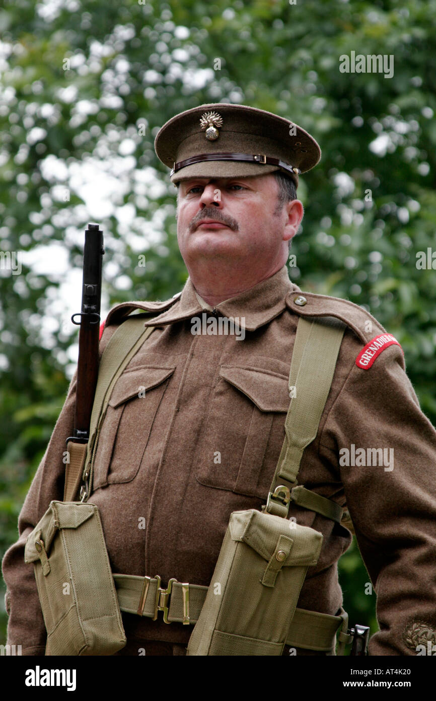 Guerra Mondiale 2 re-enactor Foto Stock