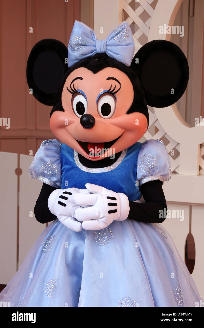 Minnie Mouse a Disneyland California Foto Stock