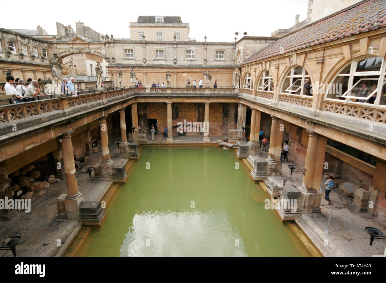 Georgian Bagno Romano Avon Gran Bretagna British Isole Britanniche Gran Bretagna SOM Somerset Somt Somt U K UK Regno Unito wilts Foto Stock