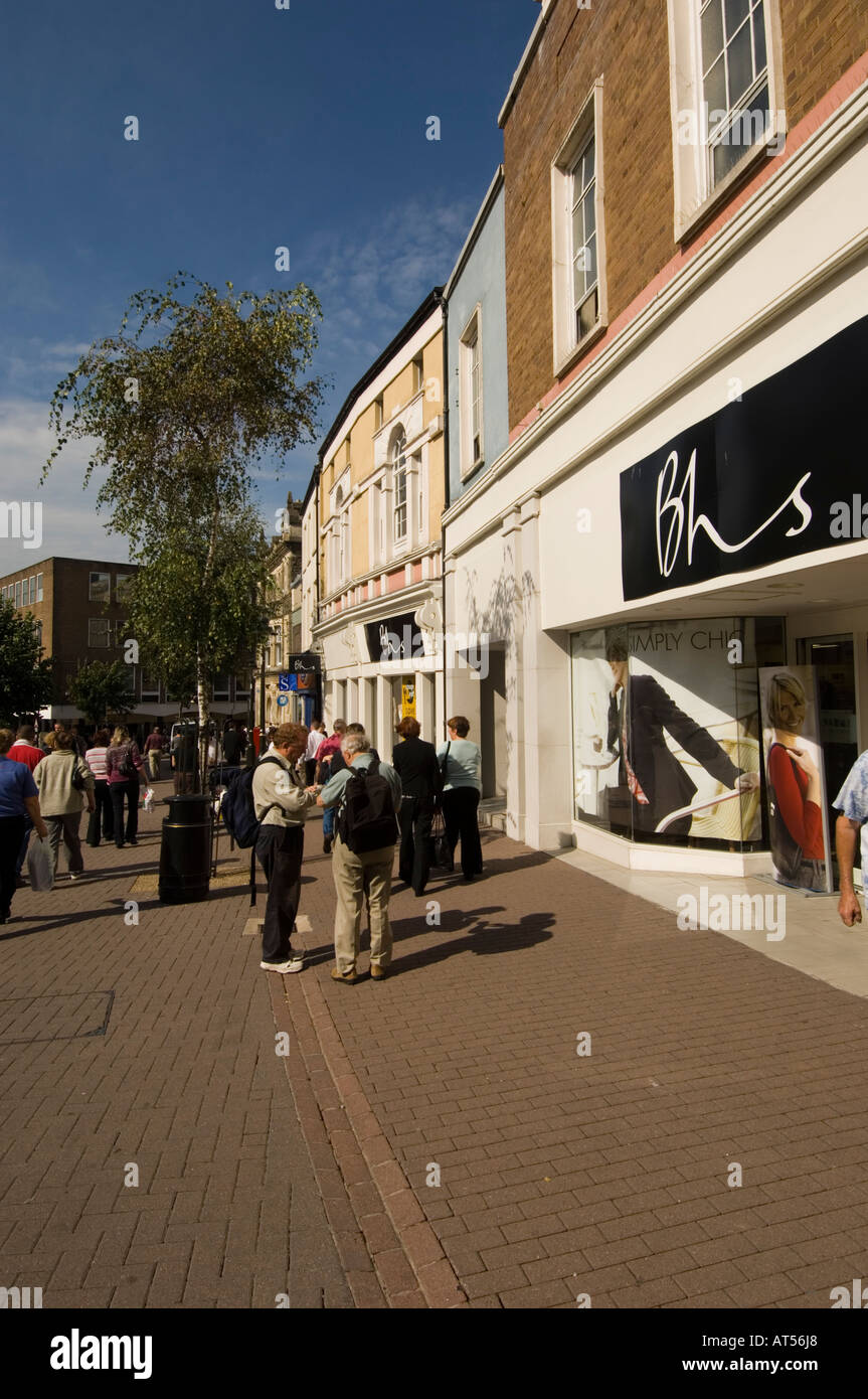 BHS store nel centro città Carmarthen Caerfyrddin Carmarthenshire galles cymru REGNO UNITO Foto Stock