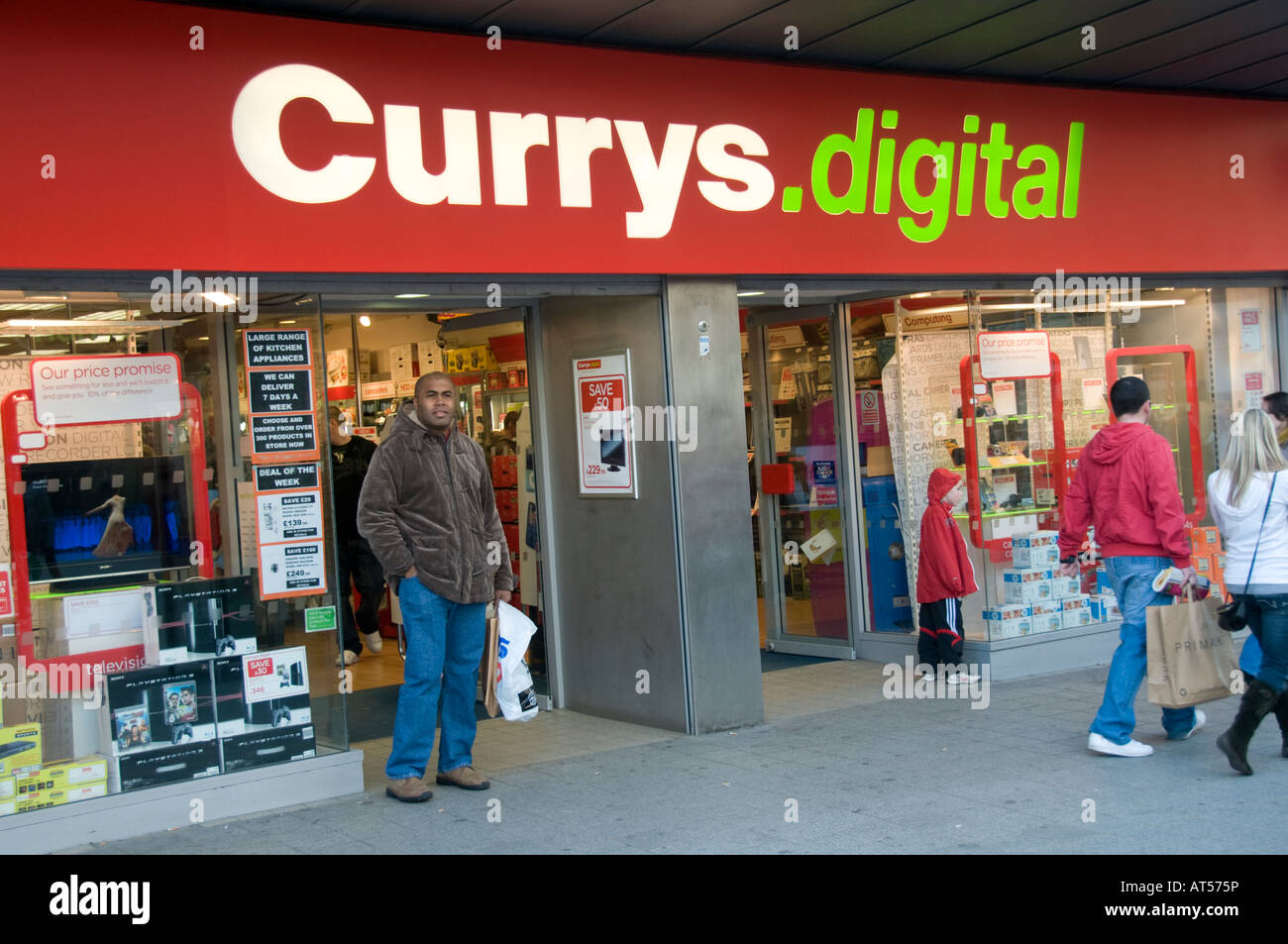 Currys Digital prodotti elettrici negozio Liverpool City Centre Regno Unito Foto Stock