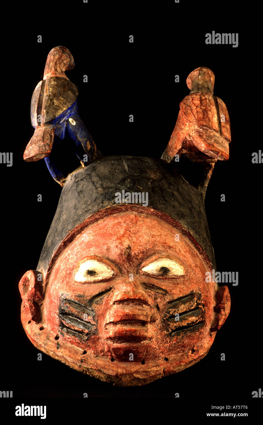 Africa Africa Culture Yoruba Mask Foto Stock