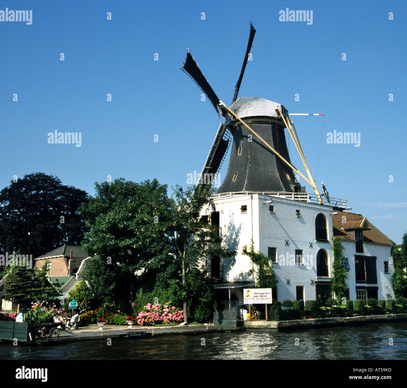 Paesi Bassi Olanda Windmill l energia eolica Energia eolica Foto Stock